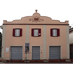 The old Orentano theatre, seat of the Permanent Archaeological Exhibition, Castelfranco di Sotto.