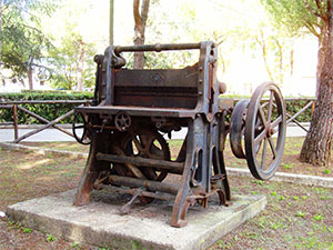 Machine for working iron, former ILVA Ironworks, Follonica.