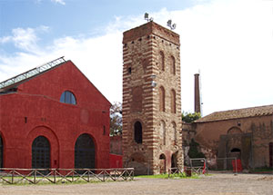 Water tower and grand-ducal Foundry no. 2, former ILVA Ironworks Complex, Follonica.