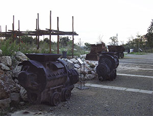 Mine machinery, Natural Mining Park, Gavorrano.