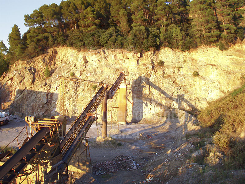 Quarry in the vicinity of Gavorrano, Natural Mining Park, Gavorrano.