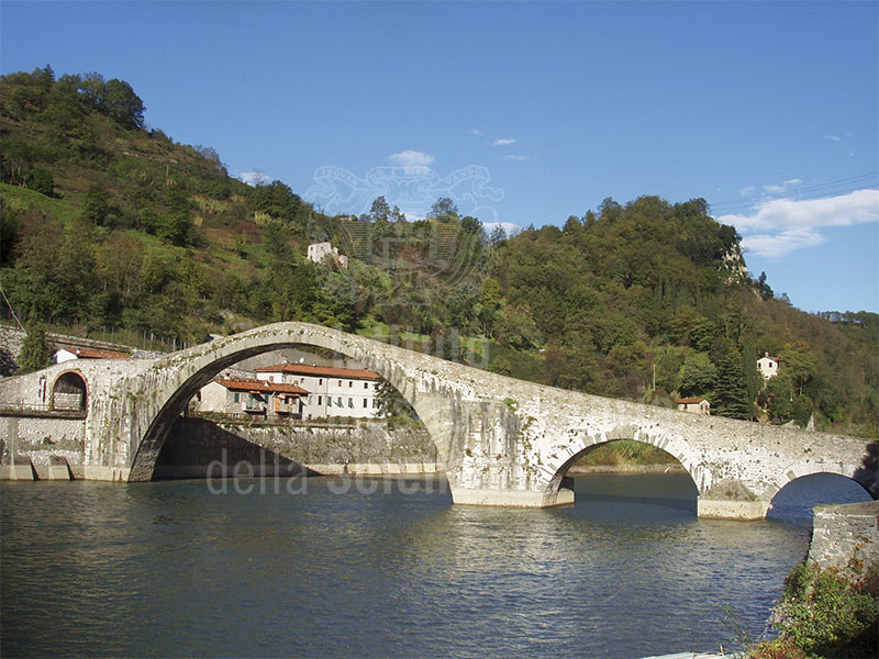 The Maddalena Bridge (known as the Devil's bridge), Borgo a Mozzano.