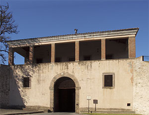 Walls of Lucca: rear faade of Porta San Donato (1629).