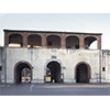 Walls of Lucca:  rear faade of Porta Santa Maria (1593).