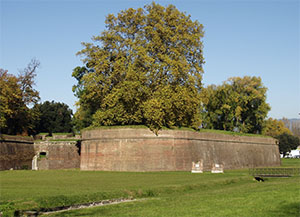 Walls of Lucca: Baluardo San Salvatore.