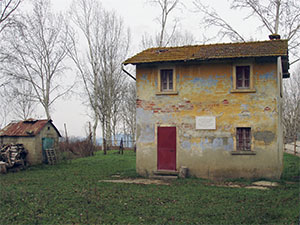 Fucecchio Marshes Nature Reserve, typical marshlands house, loc. Castelmartini, Larciano.