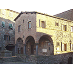 Palazzo Pretorio (XII cent.), headquarters of the Mine Museum, Montecatini Val di Cecina.