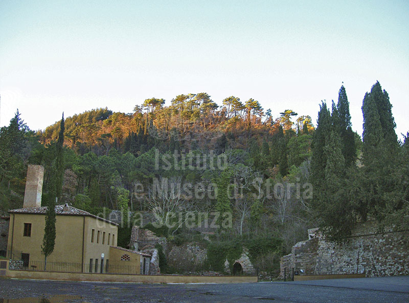 Mine of Caporciano, entrance to the copper mine, Montecatini Val di Cecina.