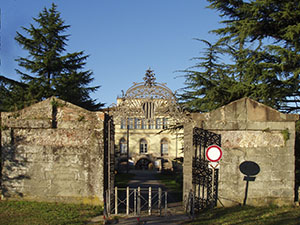 Entrance of the garden of Villa Puccini, Pistoia.