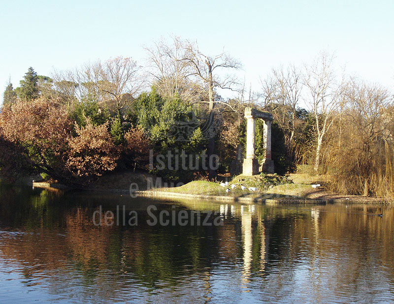 Upper lake, garden of Villa Puccini, Pistoia.