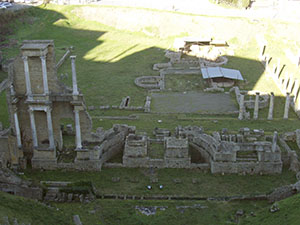Il teatro romano di Volterra.