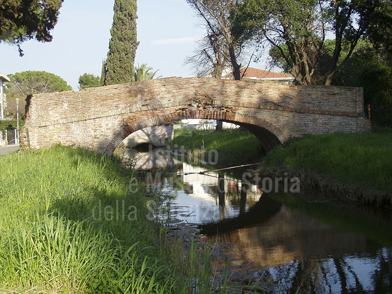 Bridge over a land reclamation canal. Via dei Cavalleggeri, Localit Mazzanta, Vada.