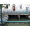 Basin of water under the pump building. The pumps are automatically actuated according to the level of the water. Localit Molino a Fuoco, Vada.