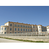 View of the rear faade of the main pavilion, Ex Colonia Marina Principi di Piemonte, Calambrone, Pisa.