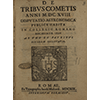 Orazio Grassi, De tribus cometis anni 1618 disputatio astronomica, publice habita in Collegio Romano Societatis Iesu ab vno ex patribus eiusdem Societatis, Bononiae, typis HH. de Ducciis, 1655 - Frontispiece.