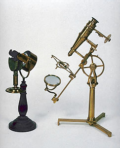 Compound microscope, George Adams, Sr., 1770 ca., London, Lorraine Collections, Institute and Museum of the History of Science (inv. 1223, 502), Florence.