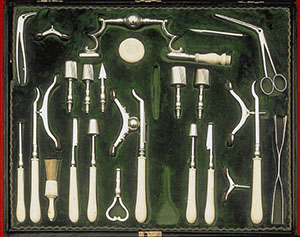 Surgical instruments for operations on the cranium, second half XVIII cent., Lorraine Collections, Institute and Museum of the History of Science, Florence.