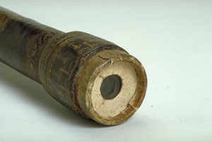 Cannocchiale di Galileo: dettaglio dell'oculare (Istituto e Museo di Storia della Scienza, Firenze)