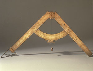 Proportional compass by Galileo Galilei, 1606 ca., Medici Collections, Institute and Museum of the History of Science (inv. 2430), Florence.