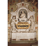 Monumental sepulchre of Galileo Galilei, Basilica of Santa Croce, Florence.