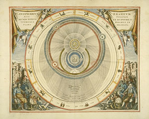 Tycho's planisphere (from Andreas Cellarius, Harmonia macrocosmica seu atlas universalis et novus totius universi creati cosmographiam generalem et novam exhibens, Amstelodami, apud Ioannem Ianssonium, 1661).