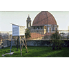 Terrazza-giardino con la capanna meteorologica dell'Osservatorio Ximeniano, Firenze