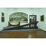 Sala dedicata a Galileo Galilei: il piano inclinato e la discesa brachistocrona (Istituto e Museo di Storia della Scienza, Firenze).