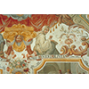 La Matematica. Dettaglio con il ritratto di Vincenzo Renieri. Affresco con ritocchi a tempera di Agnolo Gori, 1663 (Galleria degli Uffizi, Firenze, Corridoio di ponente, campata 74).