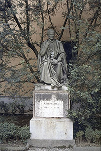 Monument to Paolo Savi by V. Consani, Botanical Garden of the University of Pisa.