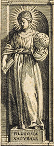 Allegory of Natural Philosophy. Detail from the frontispiece of the Saggiatore.