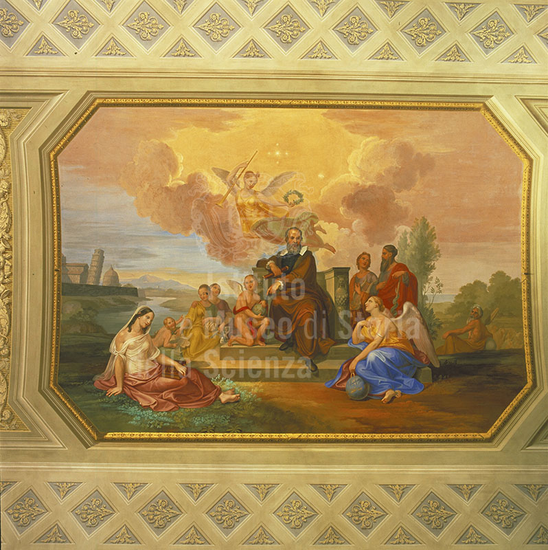 "Il trionfo di Galileo Galilei", Palazzo Toscanelli, Pisa.