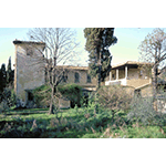 View of Villa "Il Gioiello" at Arcetri, Florence.
