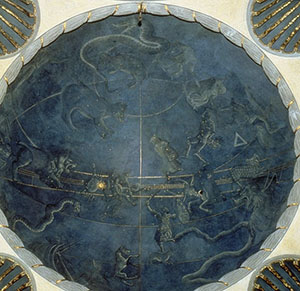 Affresco dipinto nella cupola della scarsella della sagrestria vecchia della Basilica di San Lorenzo, Firenze.