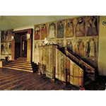 Cattedra lignea di Galileo Galilei nella Sala dei Quaranta di Palazzo del B, sede dell'Universit di Padova.