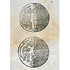 Disegni della superficie lunare tratti dal Sidereus Nuncius di Gaileo Galilei.