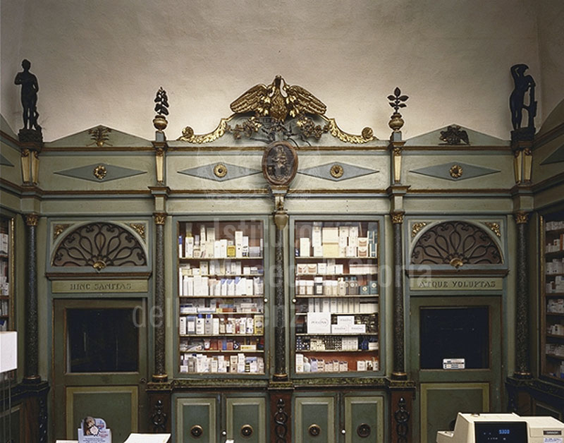 Interior of the Pharmacy Rosai Paturzo, Monte San Savino.