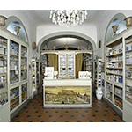 Sala vendita della Farmacia Pitti, Firenze.