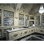 Interior of the Molteni Pharmacy, Florence.