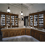 Interior of the Pharmacy Serafini, Fucecchio.