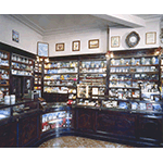 Interno della Farmacia Mnstermann, Firenze.