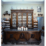 Nineteenth-century furnishings of the Lapucci Central Pharmacy, Pontedera.