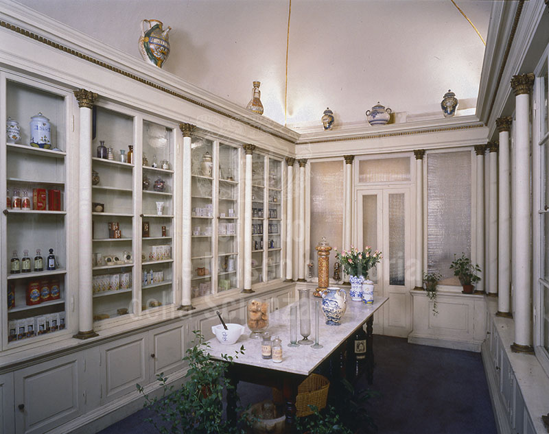 Interior of the Pharmacy Marotta, Siena.