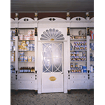 Furnishings of the Pharmacy Betti, Sinalunga.