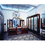 Interior of the English Pharmacy "al Dante", Viareggio.