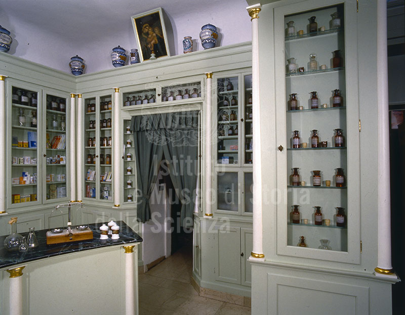 Interior of the Pharmacy Ciottoli, Marradi.