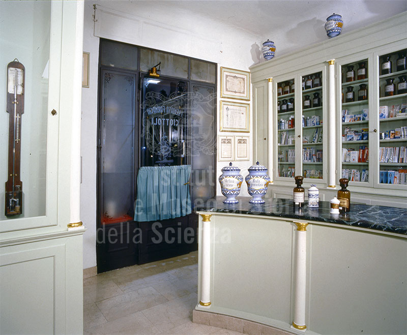 Interior of the Pharmacy Ciottoli, Marradi.