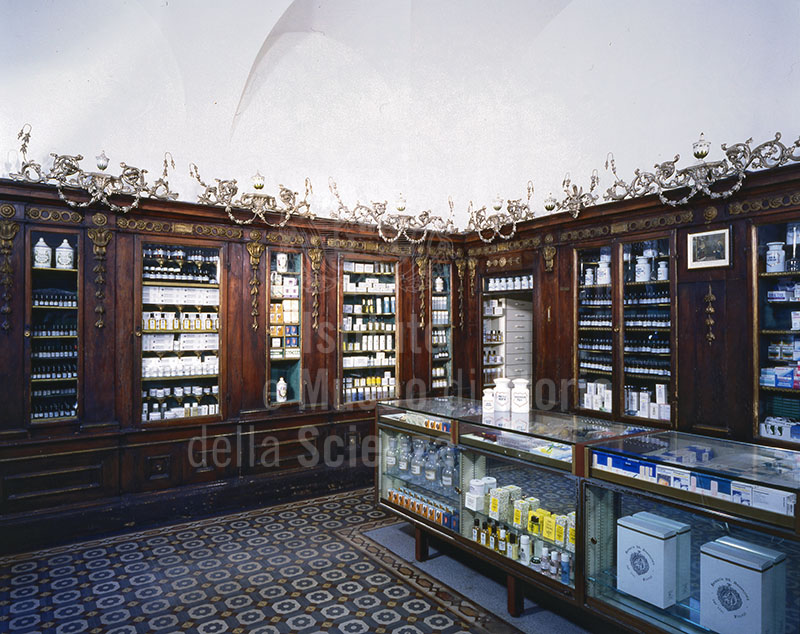 Interior of the Pharmacy Santissima Annunziata, Florence.