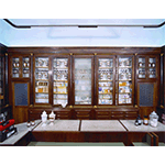Interior of the Pharmacy Stefanelli, Montelupo Fiorentino.