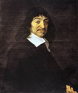 Portrait of René Descartes. Oil on canvas by Franz Hals, 1649 (Musée du Louvre, Parigi).
