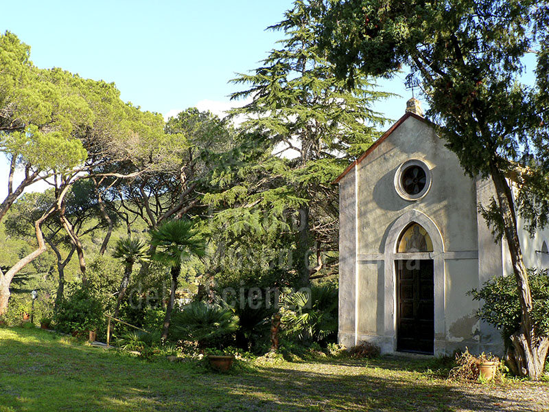 Family chapel of Giorgio Roster in the Botanical Garden of 'Ottonella, Portoferraio.
